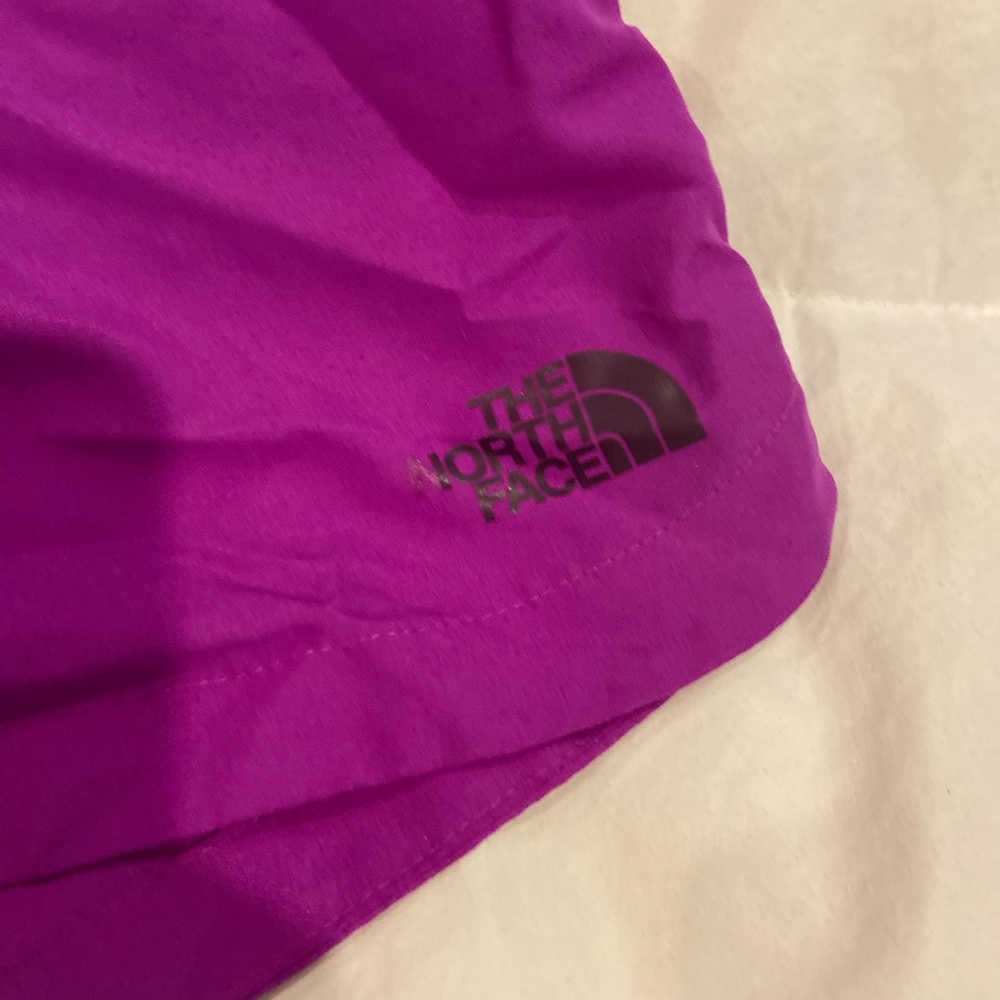 Purple North Face shorts